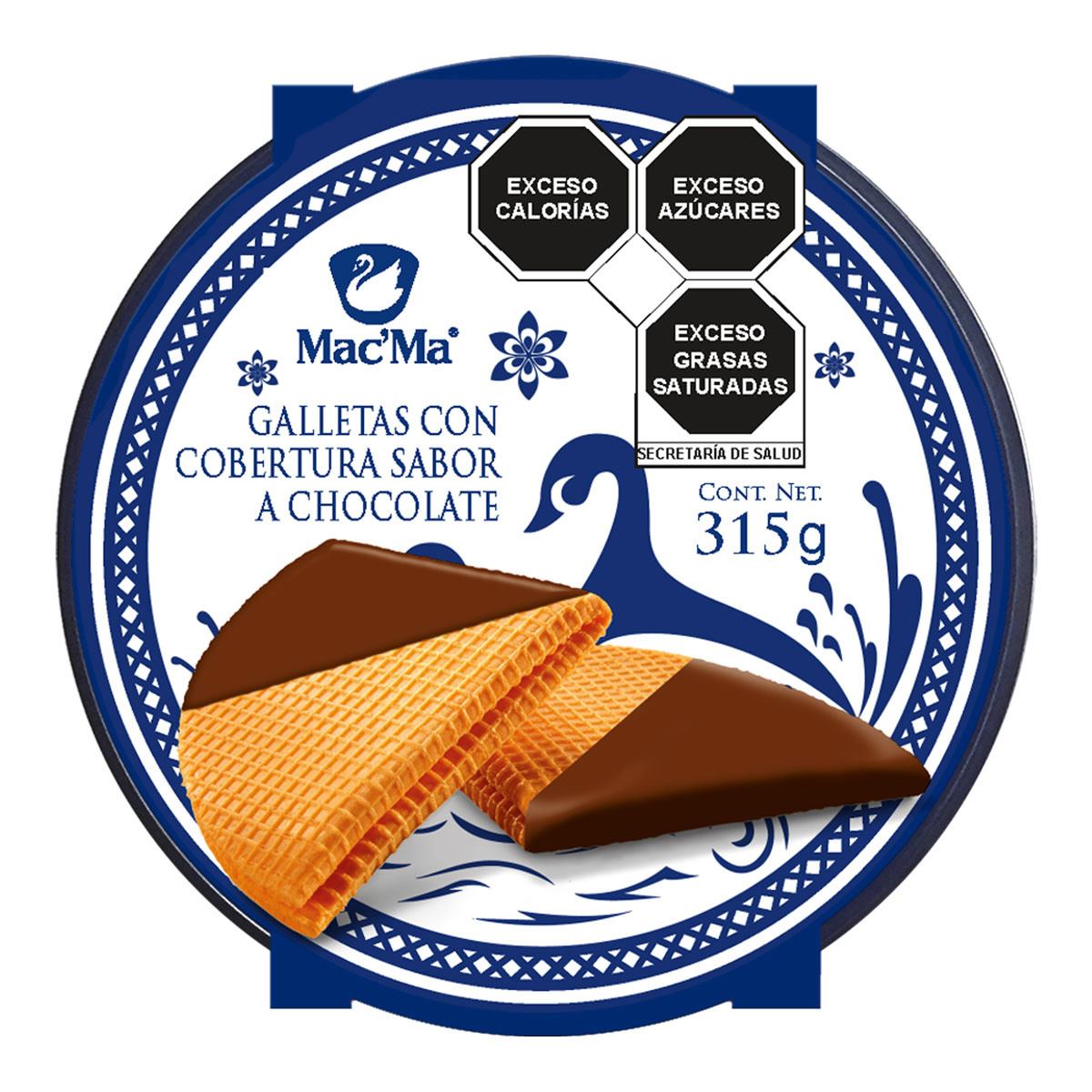 GALLETA MACMA LATA CISNES 315 GR