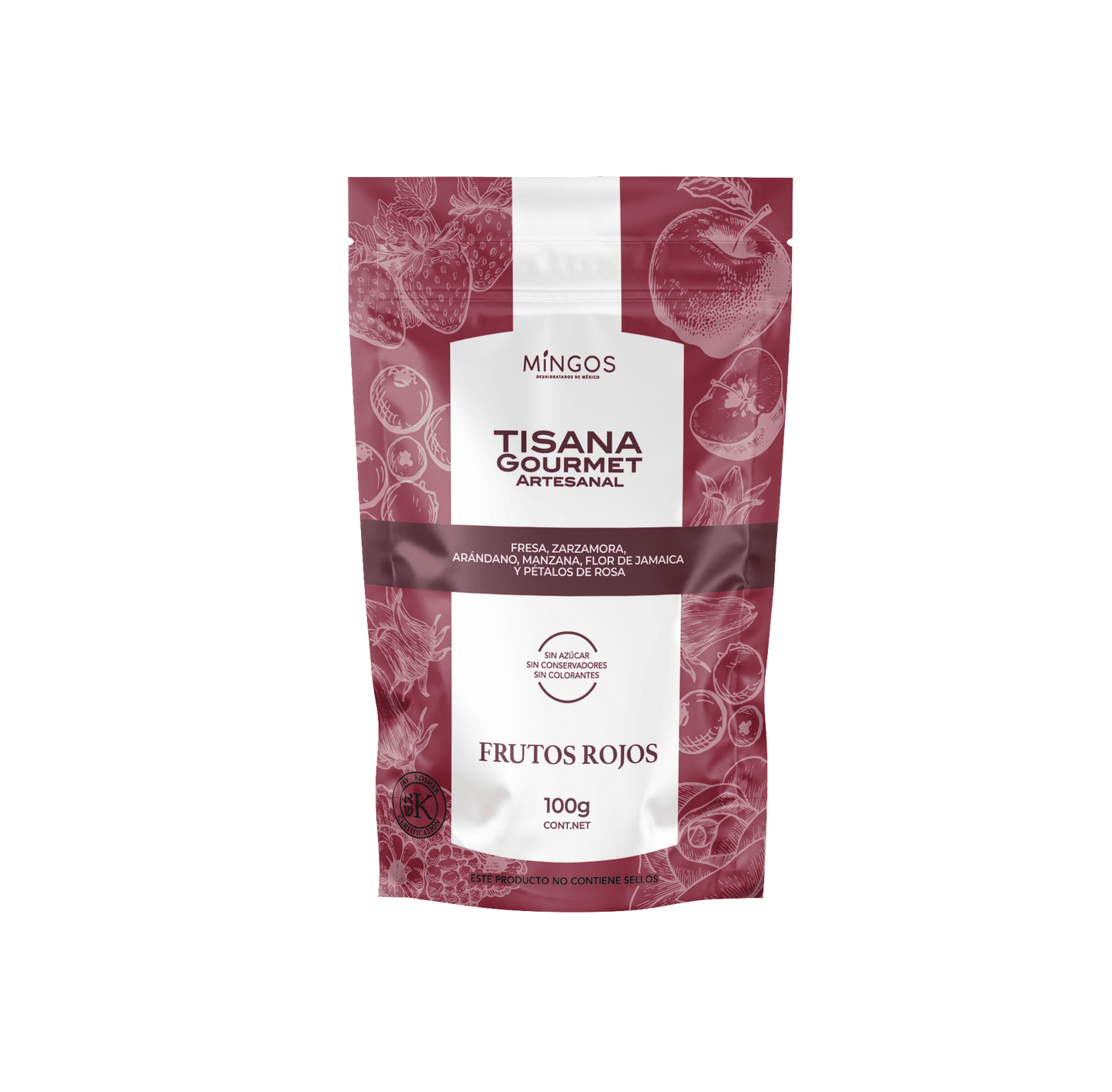 TISANA MINGOS FRUTOS ROJOS 120 GR