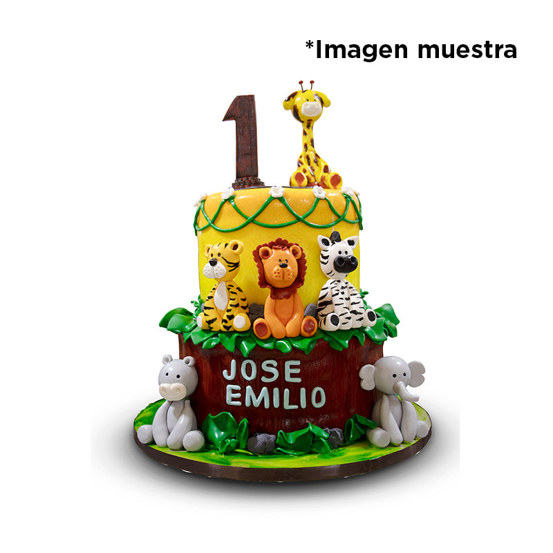 PASTEL PERSONALIZADO - DECORACIÓN FONDANT