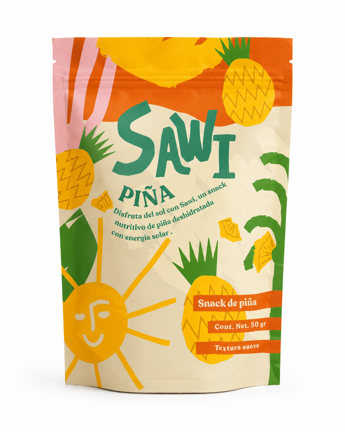 PIÑA SAWI DESHIDRATADA 50 GR
