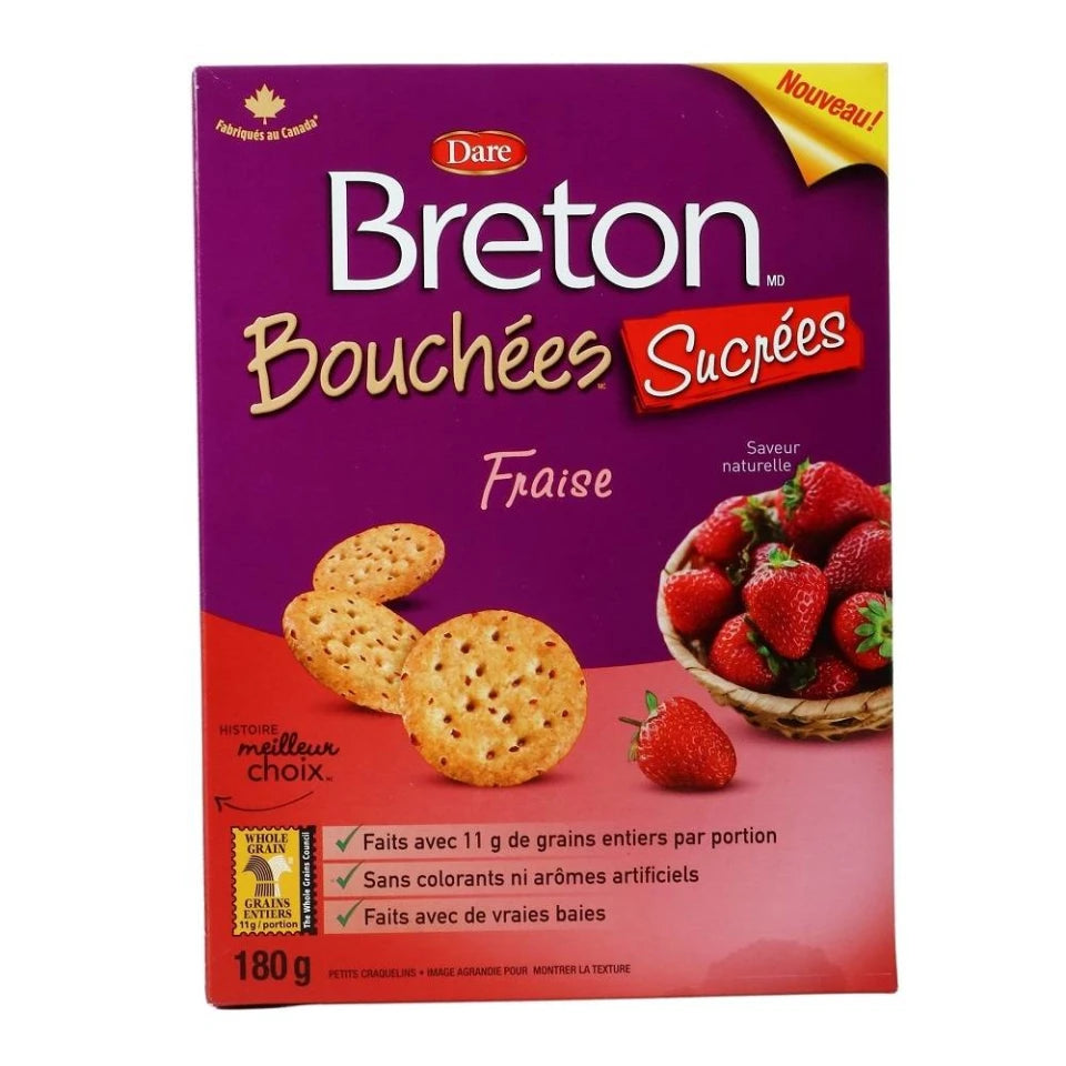GALLETA BRETON BITES FRESA 180 GR