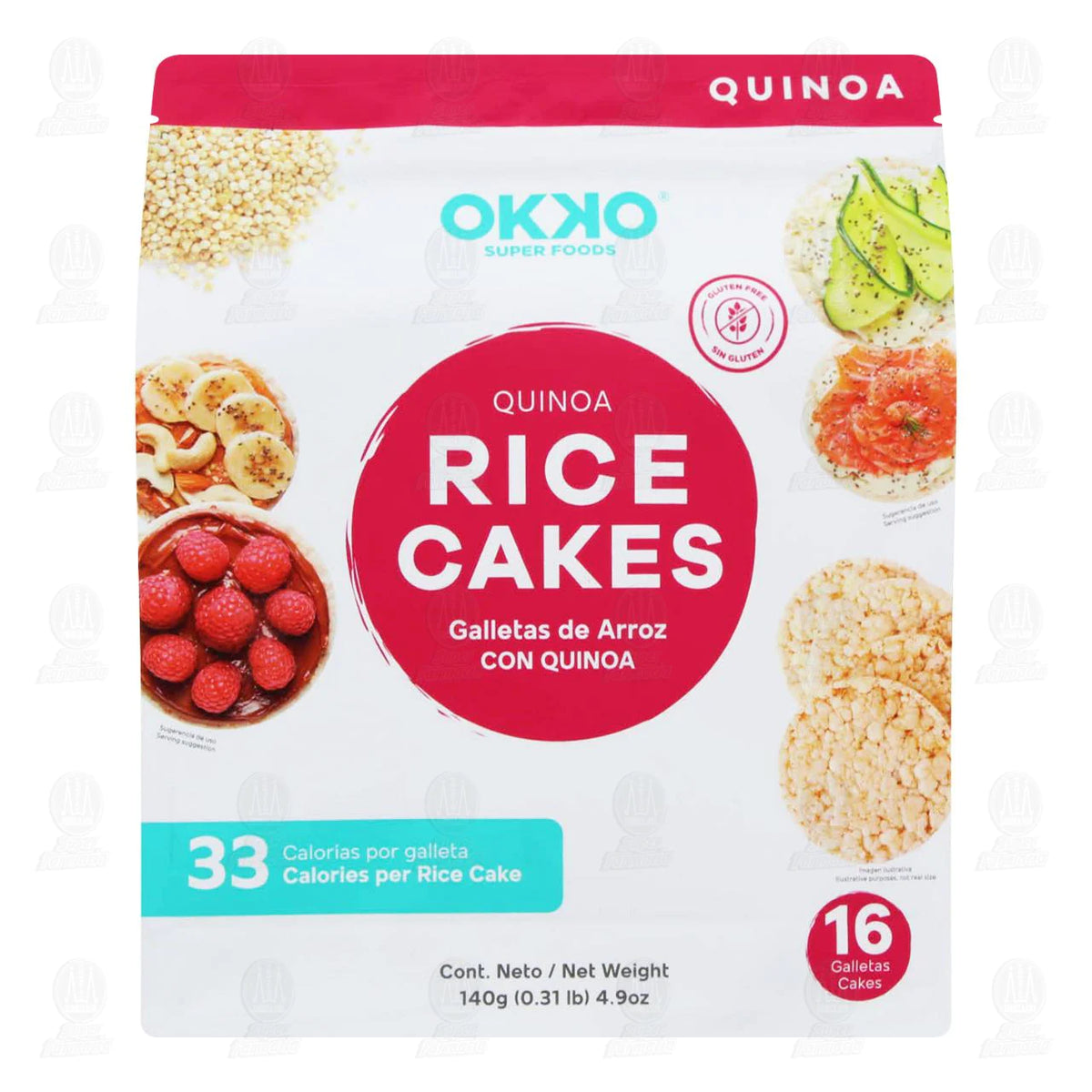 RICE CAKES OKKO 140 GR Panoli.mx
