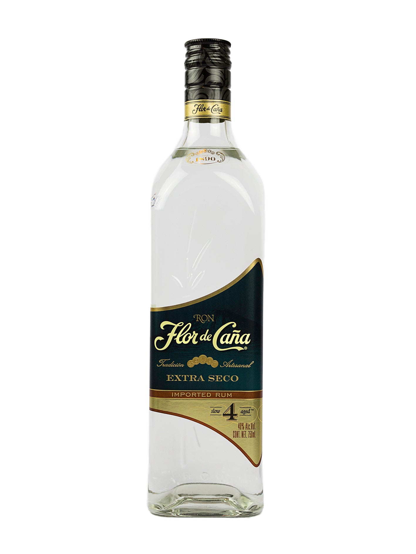 RON FLOR DE CAÑA DRY 4 AÑOS 750 ML