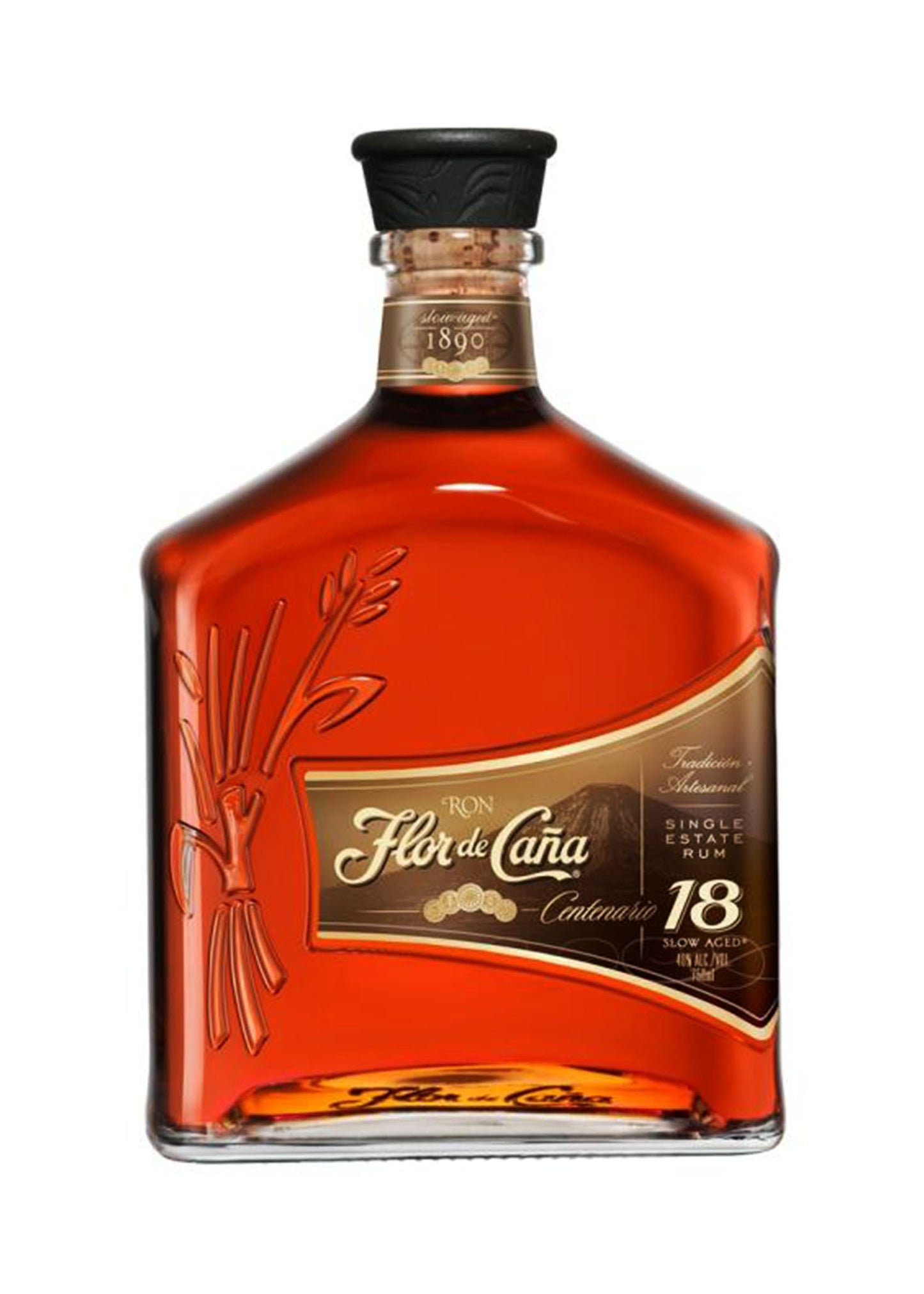 RON FLOR DE CAÑA CENTENARIO GOLD 18 AÑOS 750 ML