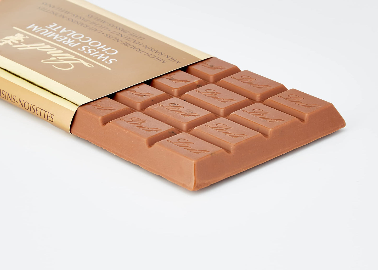 CHOCOLATE LINDT GOLD BAR LECHE AVELLANA 300 GR