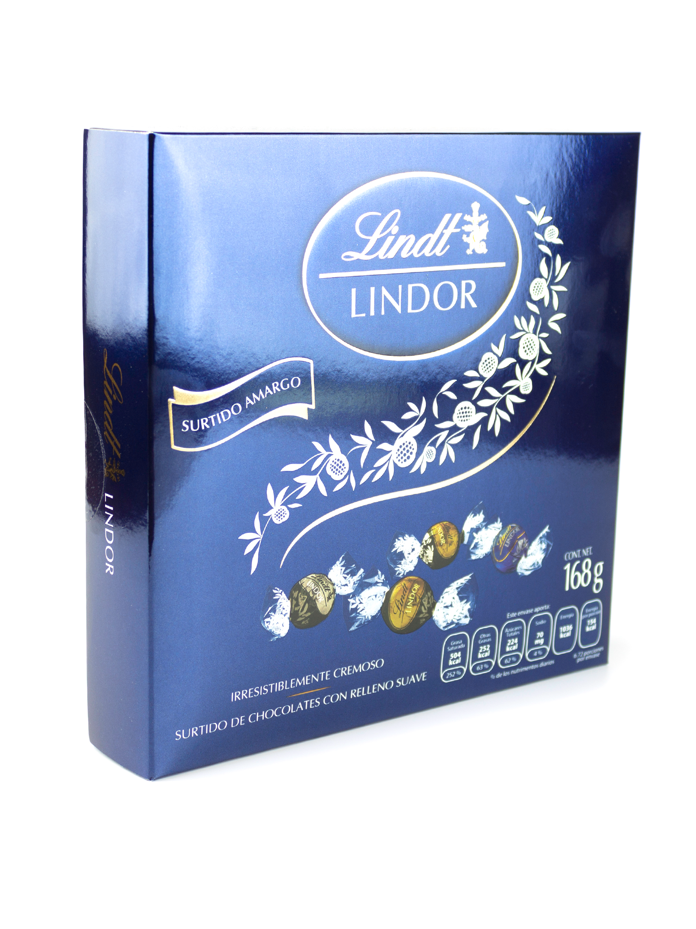 CHOCOLATE LINDOR SURTIDO AMARGO 168 GR