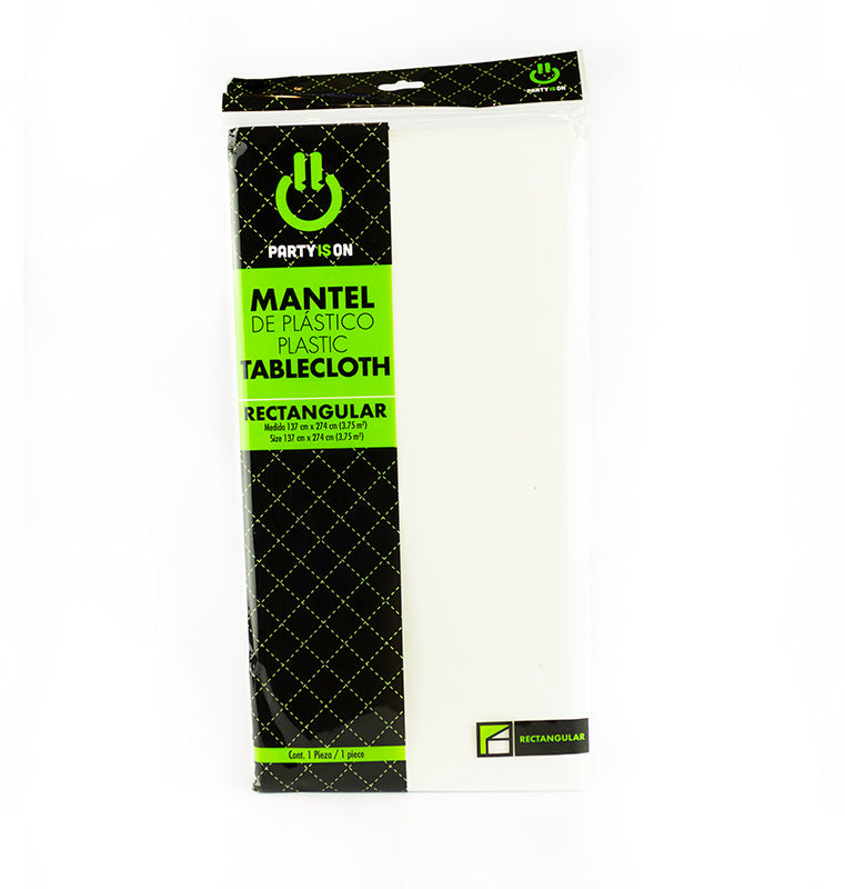 MANTEL PARTYISON RECTANGULAR BLANCO PZ