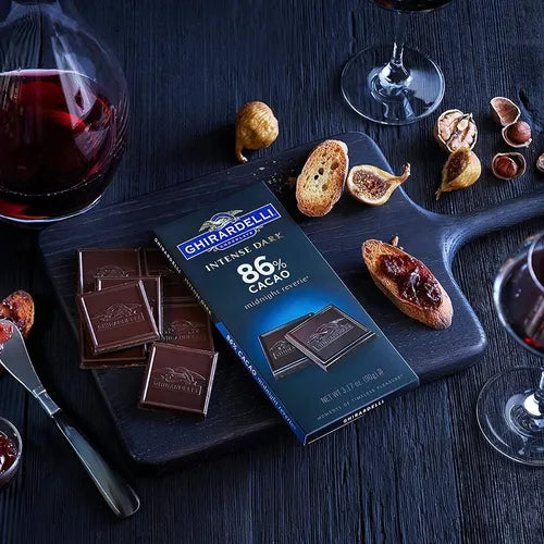 CHOCOLATE GHIRARDELLI BARRA AMARGO 86% CACAO 90 GR