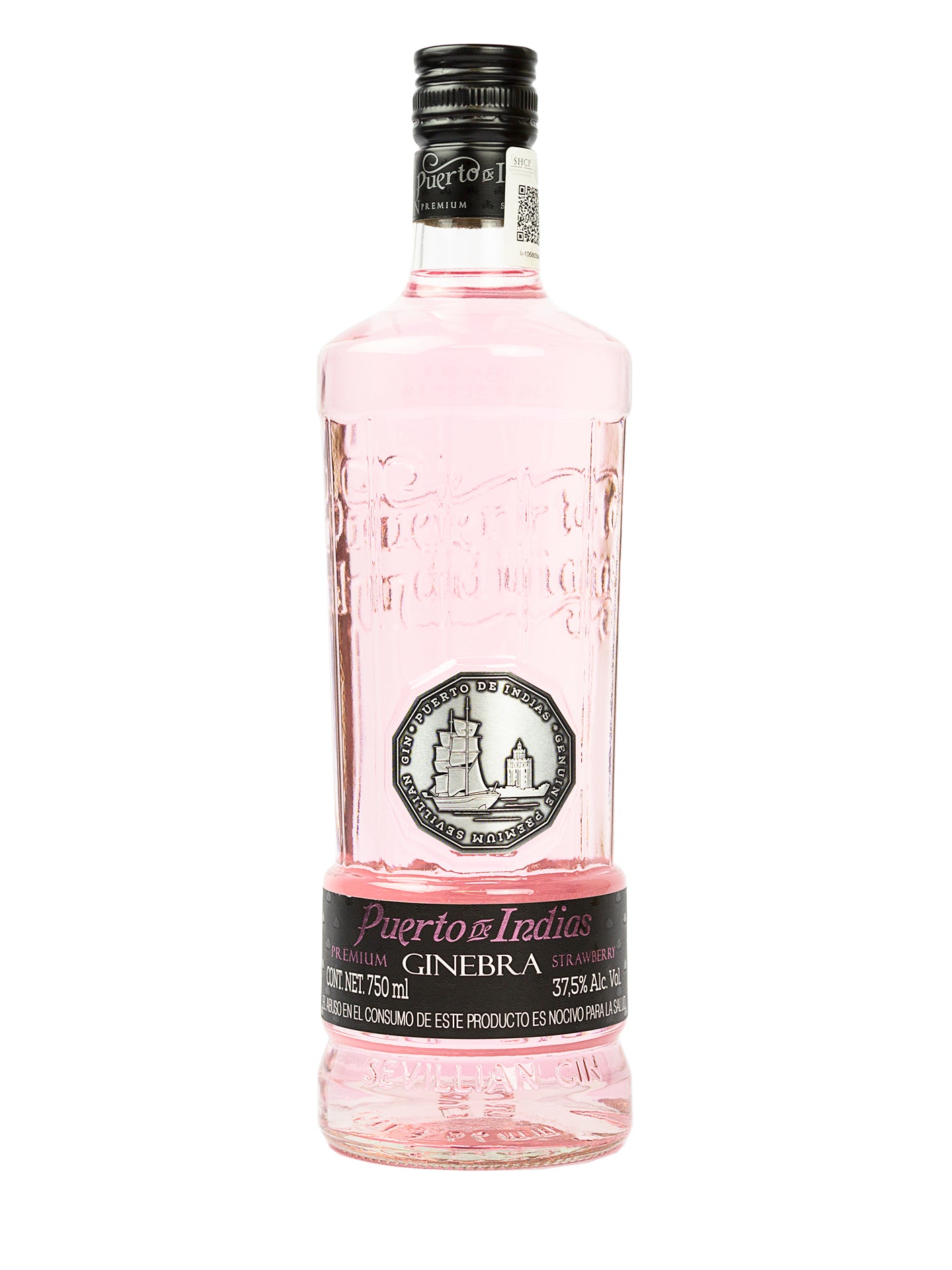 GINEBRA PUERTO DE INDIAS STRAWBERRY 750 ML
