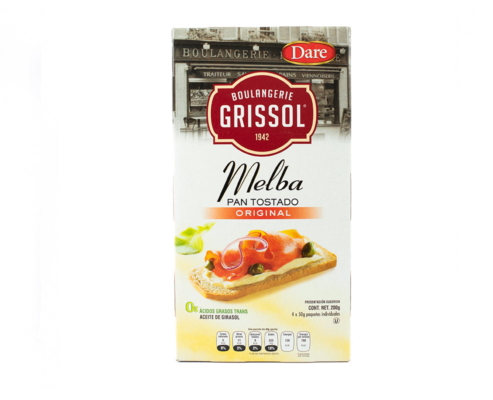 PAN GRISSOL MELBA NATURAL 200 GR