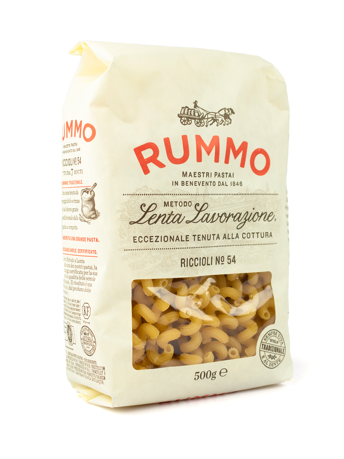 PASTA RUMMO RICCIOLI 54 500 GR
