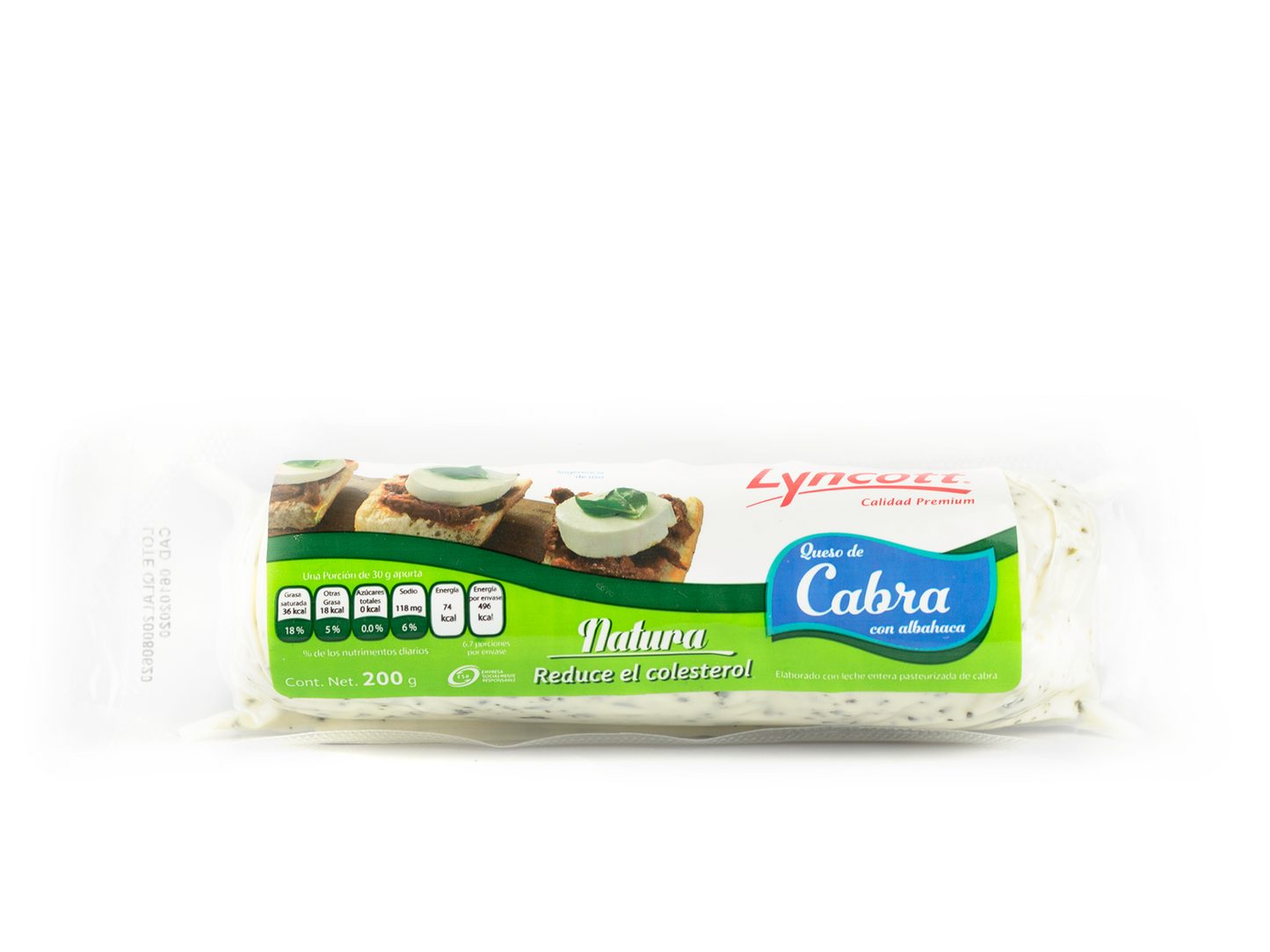 QUESO LYNCOTT CABRA NATURAL 200 GR