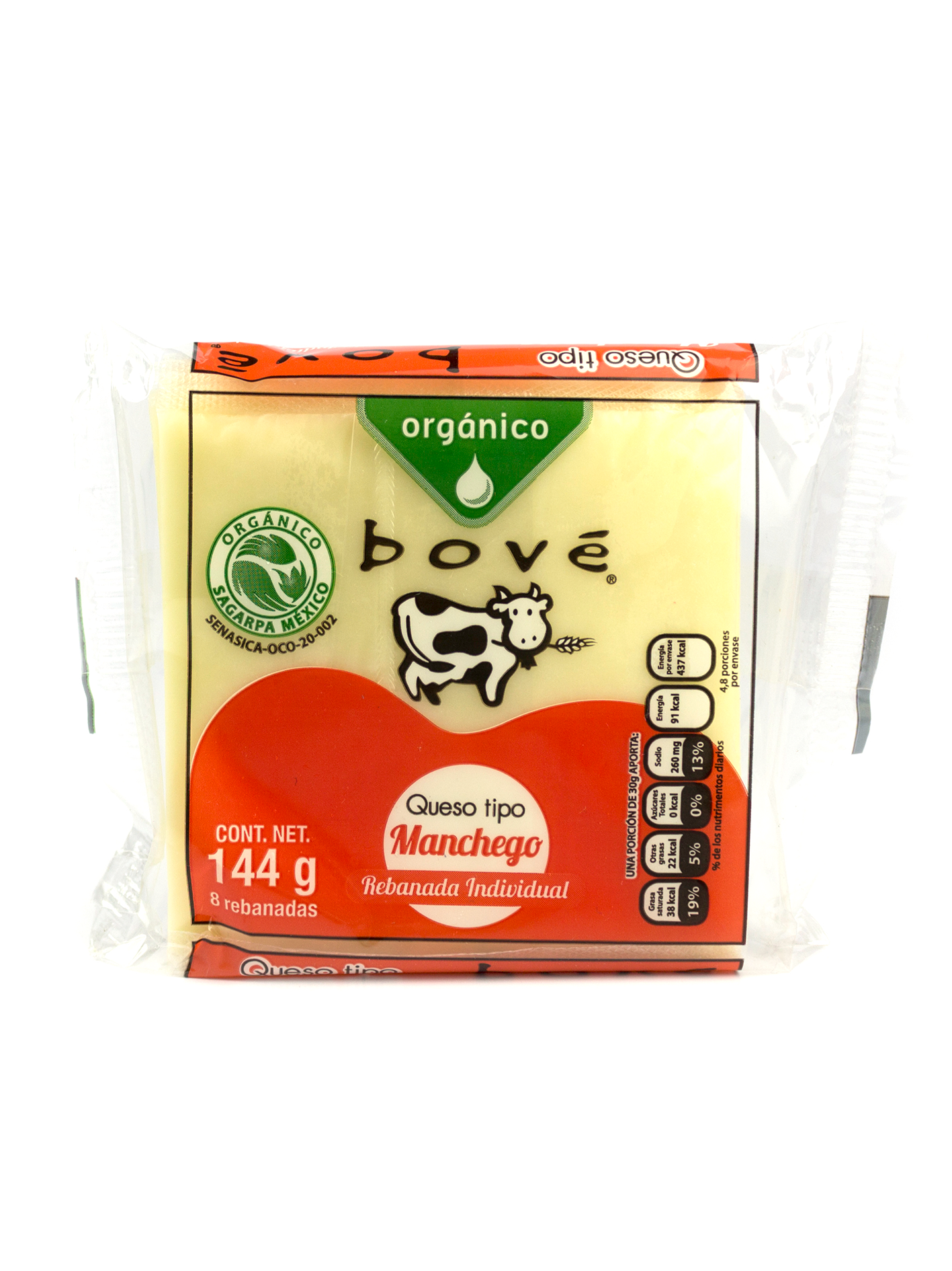 QUESO BOVE MANCHEGO ORGANICO 180 GR