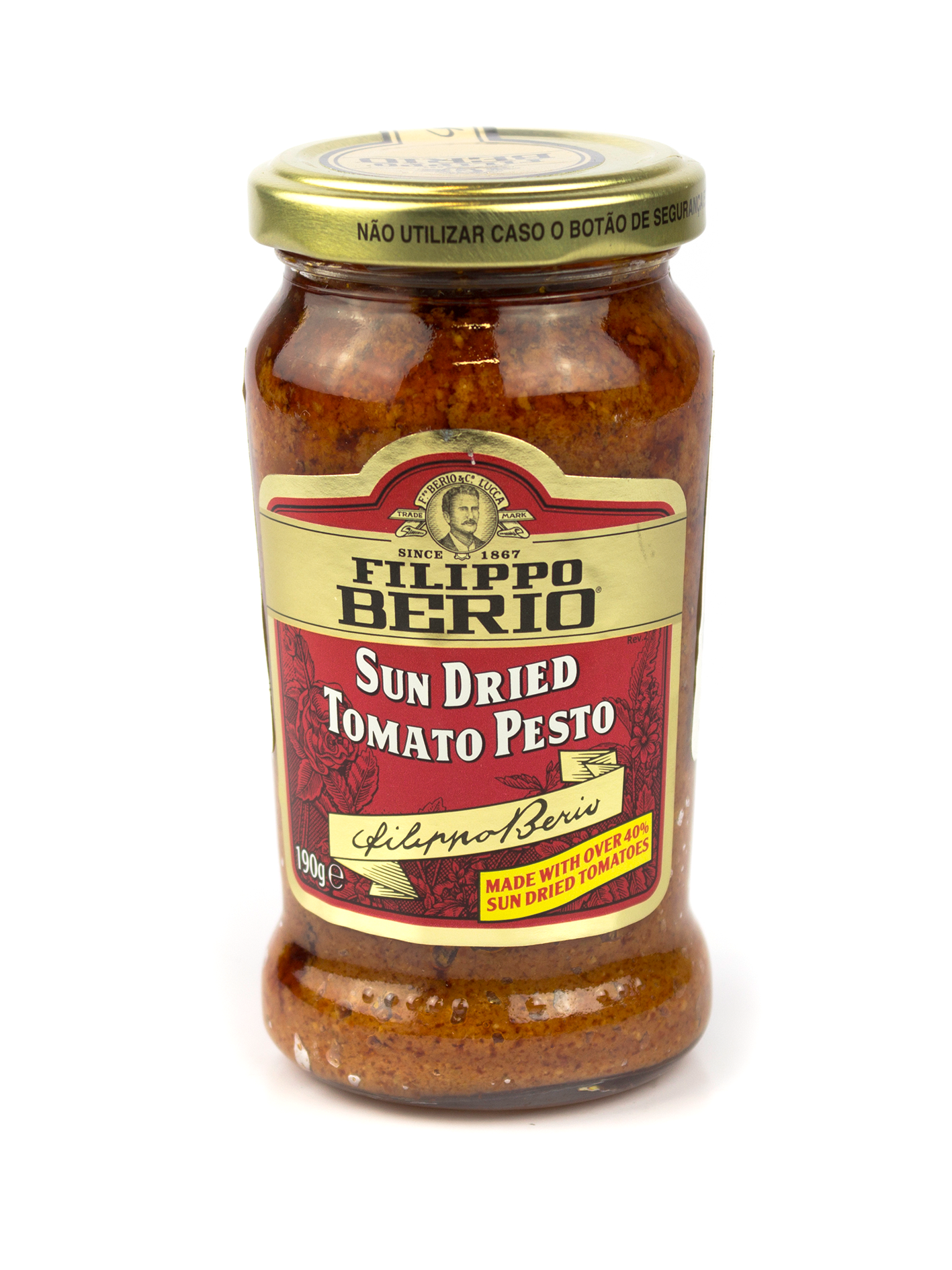 SALSA FILIPPO BERIO PESTO TOMATE SECO 190 GR