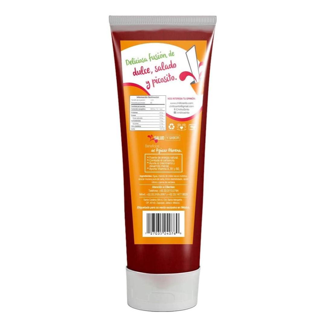 SALSA CHILITO SIRILO LIQUIDO AZUCAR MORENA 300 GR