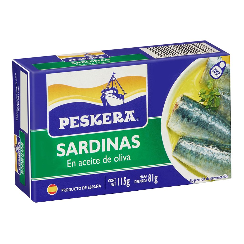 SARDINA PESKERA ACEITE OLIVA 115 GR