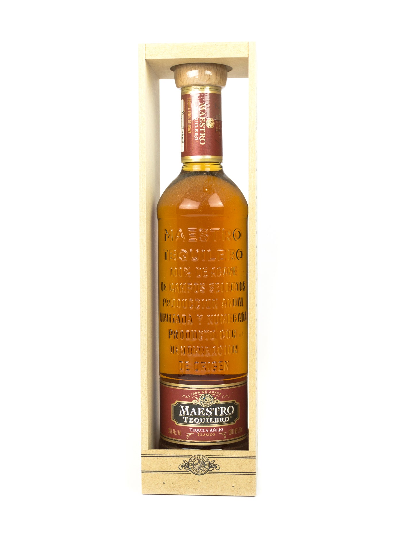 TEQUILA MAESTRO TEQUILERO AÑEJO 750 ML