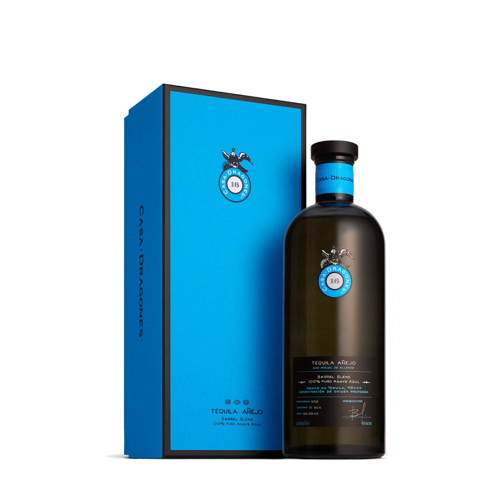 TEQUILA CASA DRAGONES ANEJO BARREL BLEND 750 ML