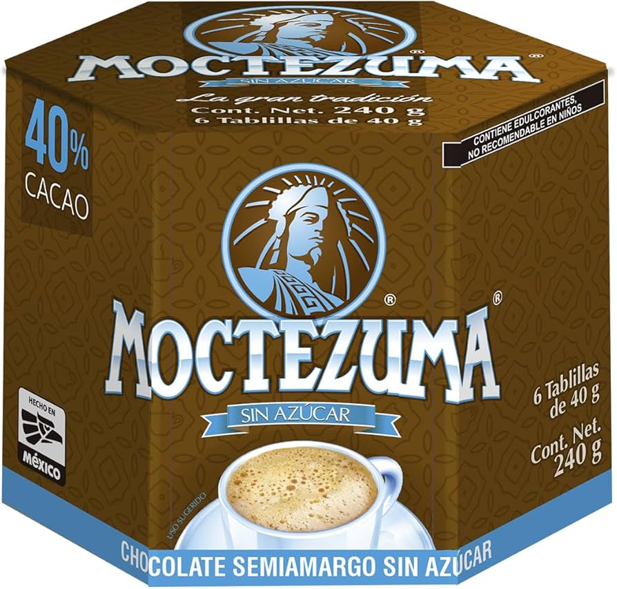 CHOCOLATE MOCTEZUMA SIN AZUCAR 240 GR