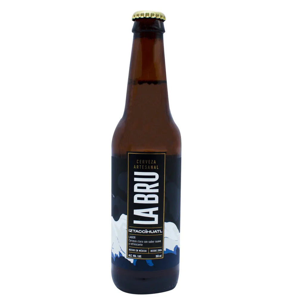 CERVEZA LA BRU LAGER IZTACCIHUATL 355 ML
