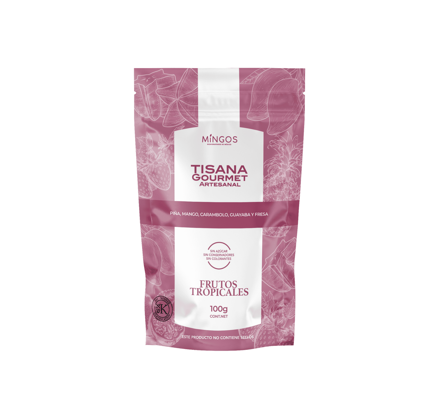 TISANA MINGOS FRUTOS TROPICALES 120 GR