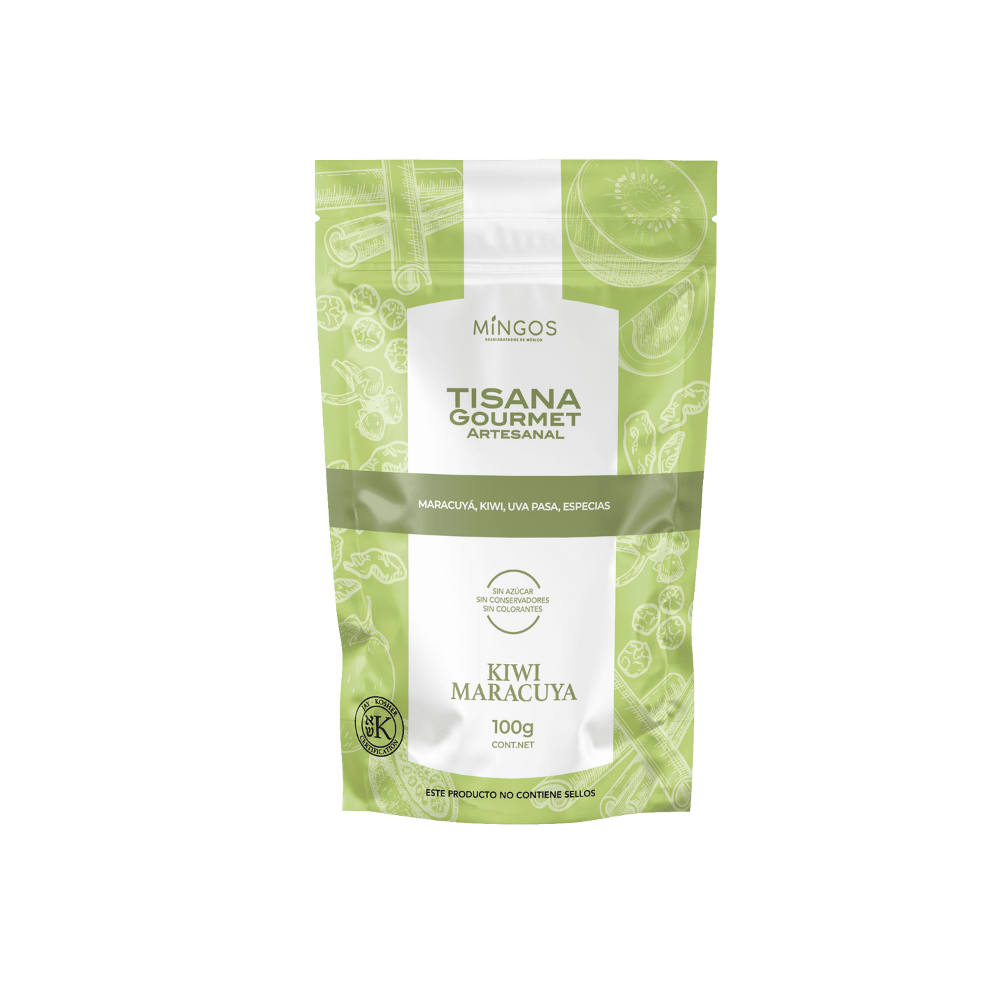TISANA MINGOS KIWI MARACUYA 100 GR