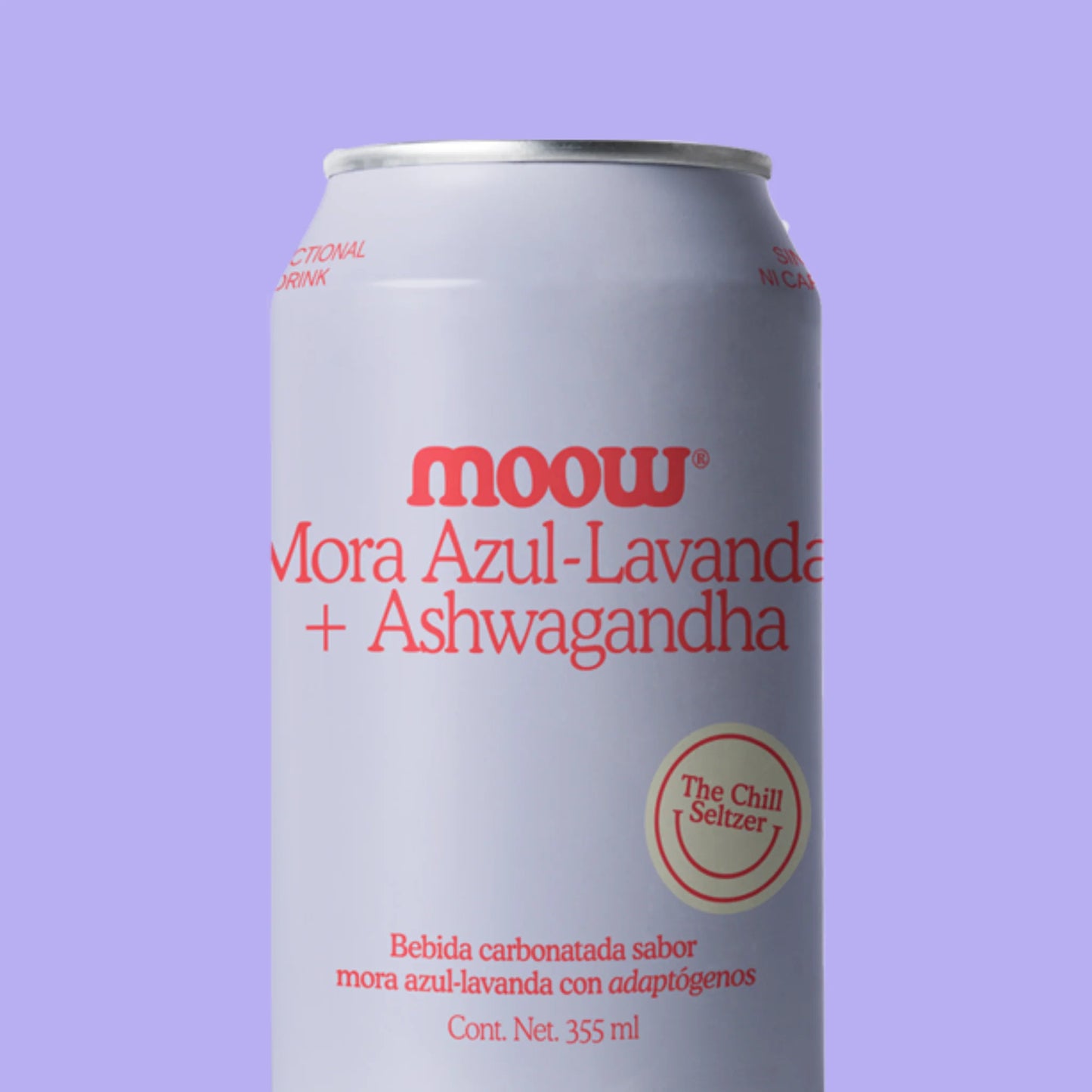 BEBIDA MOOW MORA AZUL-LAVANDA + ASHWAGANDHA 355 ML