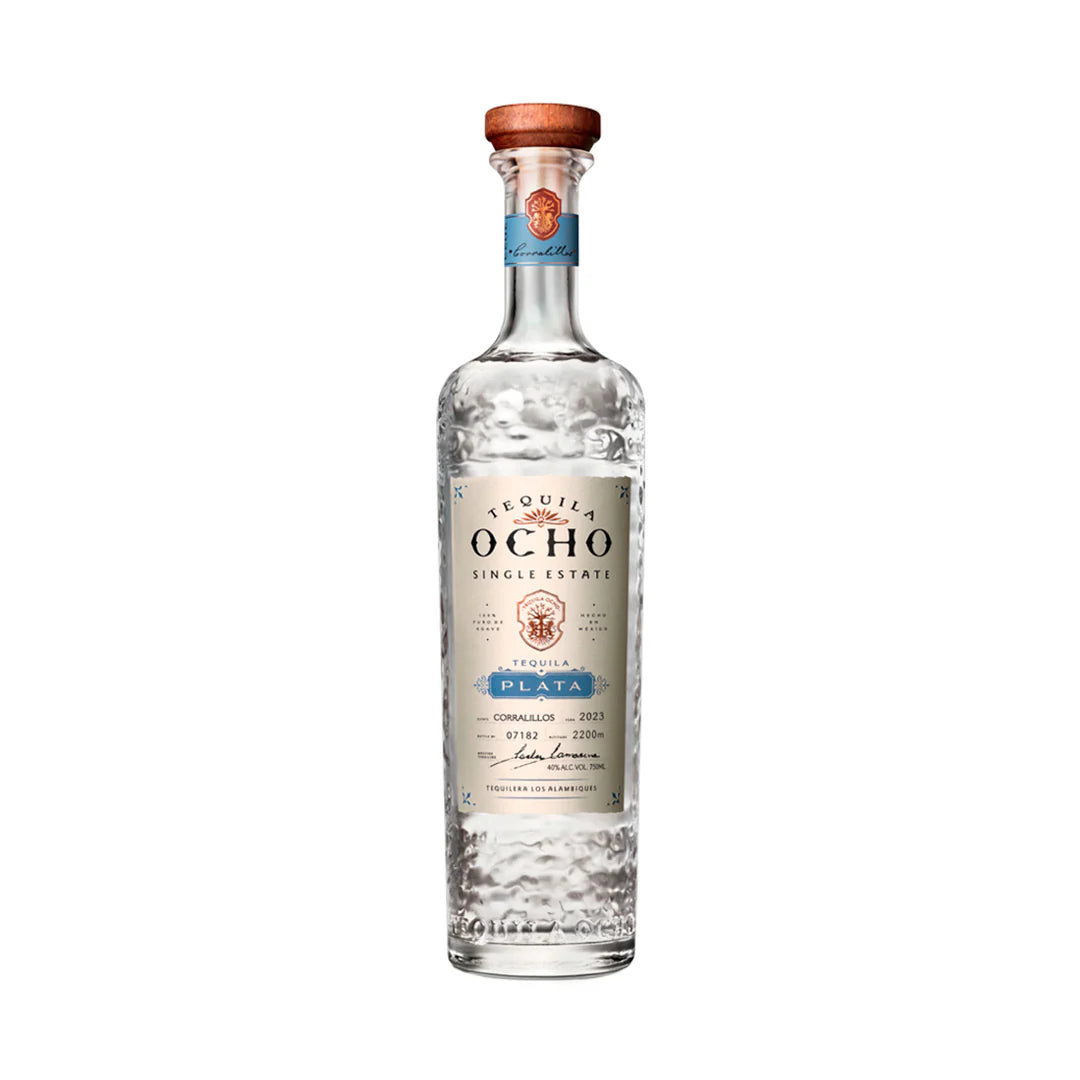 TEQUILA OCHO PLATA 750 ML