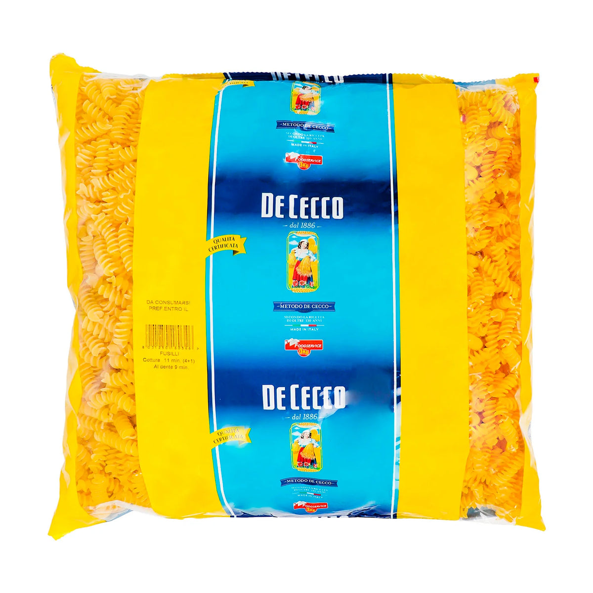 PASTA DE CECCO FUSILLI 3000 GR – Panoli.mx