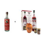 MEZCAL ANTIFAZ CUISHE 750 ML + SANGRITA CORAZON REAL KIT