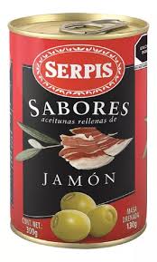 ACEITUNA SERPIS JAMON IBERICO 300 GR