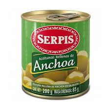 ACEITUNA SERPIS ANCHOA 200 GR
