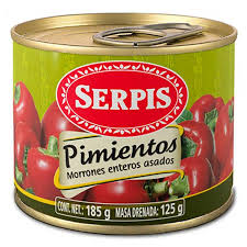 PIMIENTO SERPIS MORRON ENTERO 185 GR