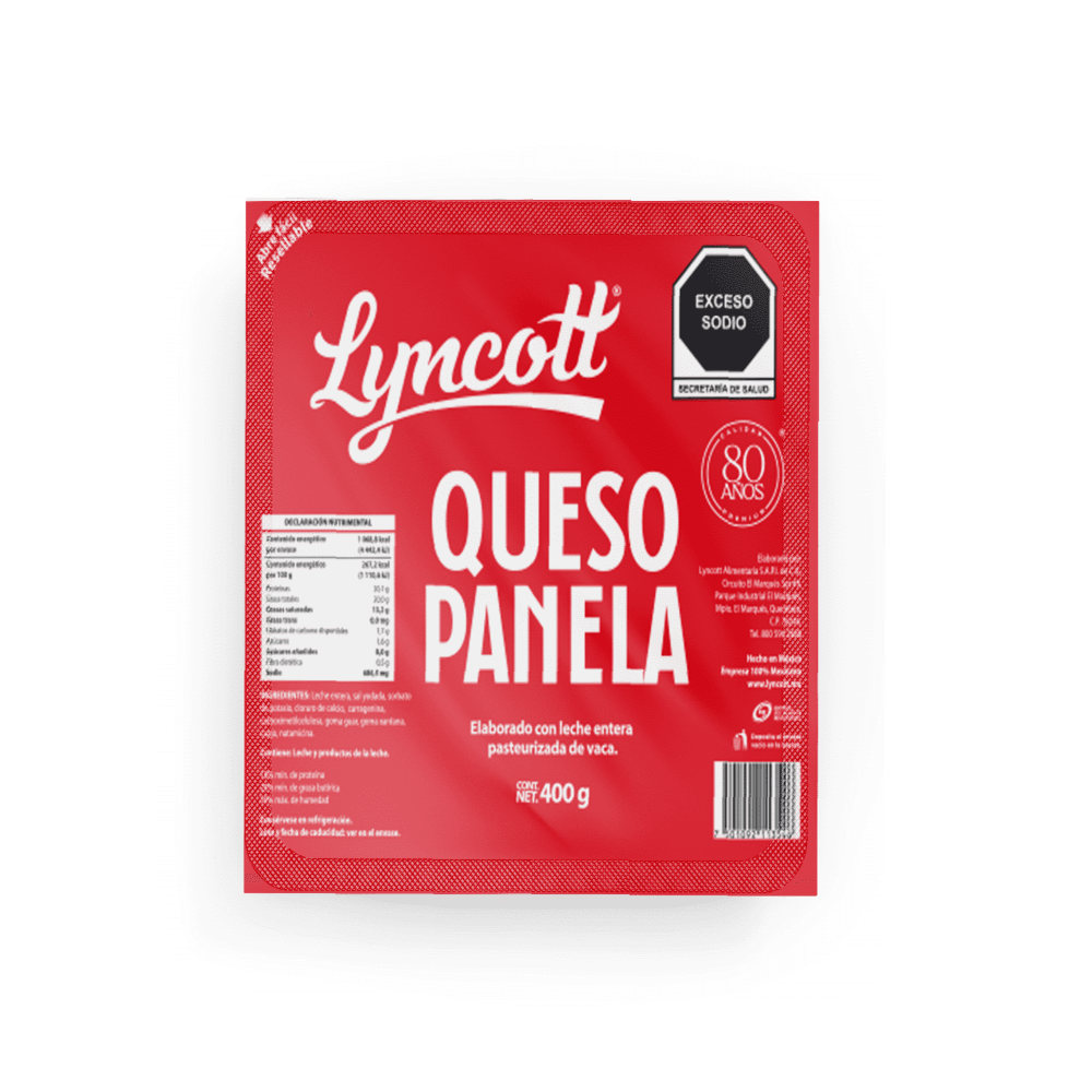 QUESO PANELA LYNCOTT 1000 GR