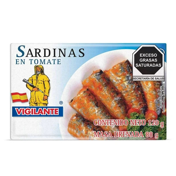 SARDINA VIGILANTE TOMATE 120 GR