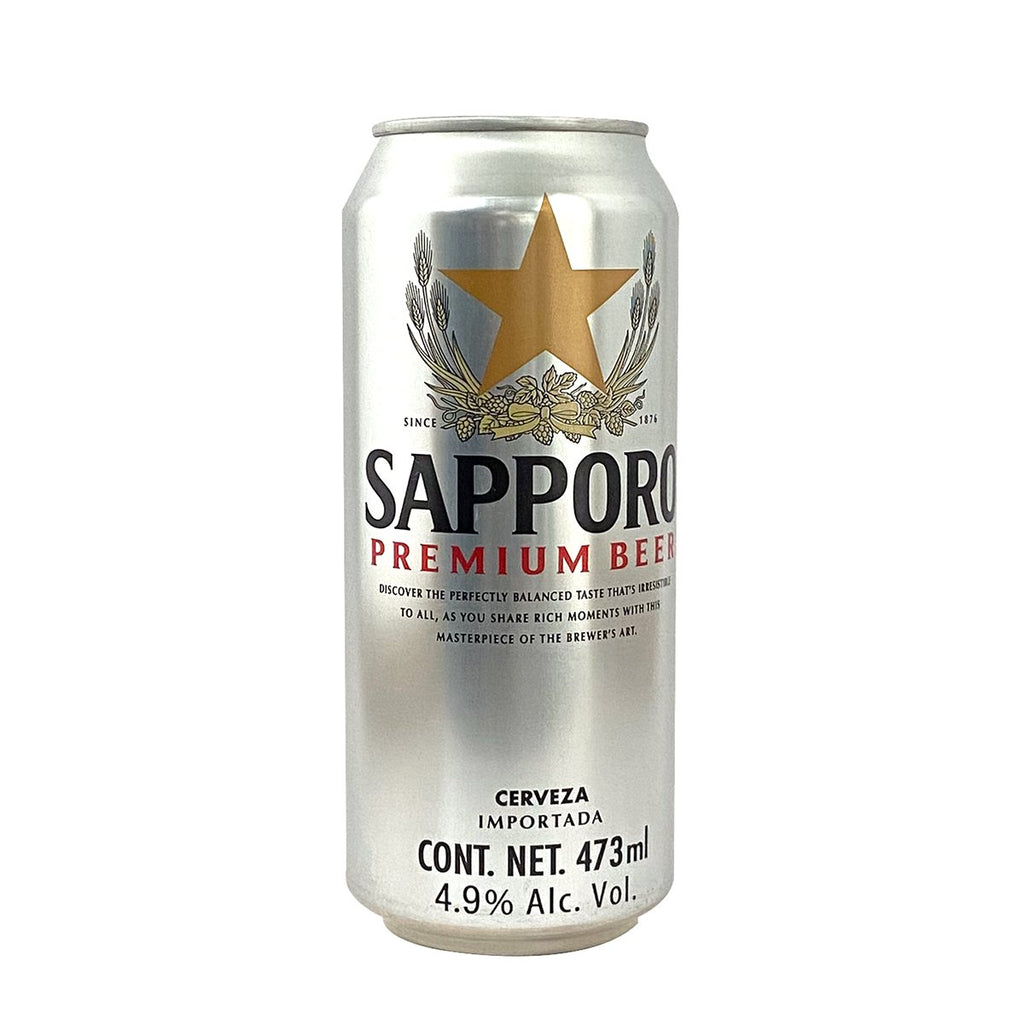 CERVEZA SAPPORO PREMIUM 473 ML