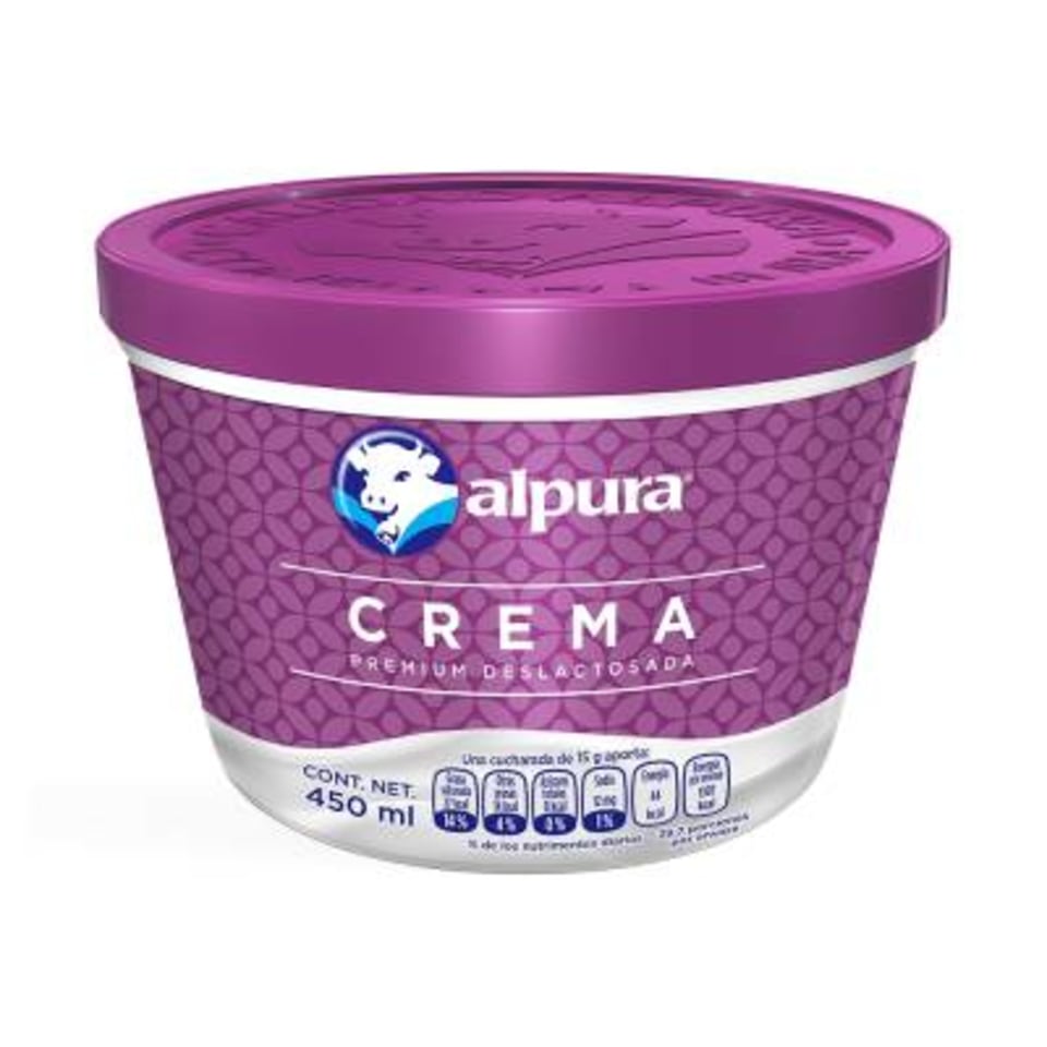 CREMA ALPURA DESLACTOSADA 426 ML
