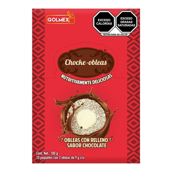 1 OBLEA CHOCKE-OBLEAS MINI CHOCOLATE RELLENO CHOCOLATE PZ