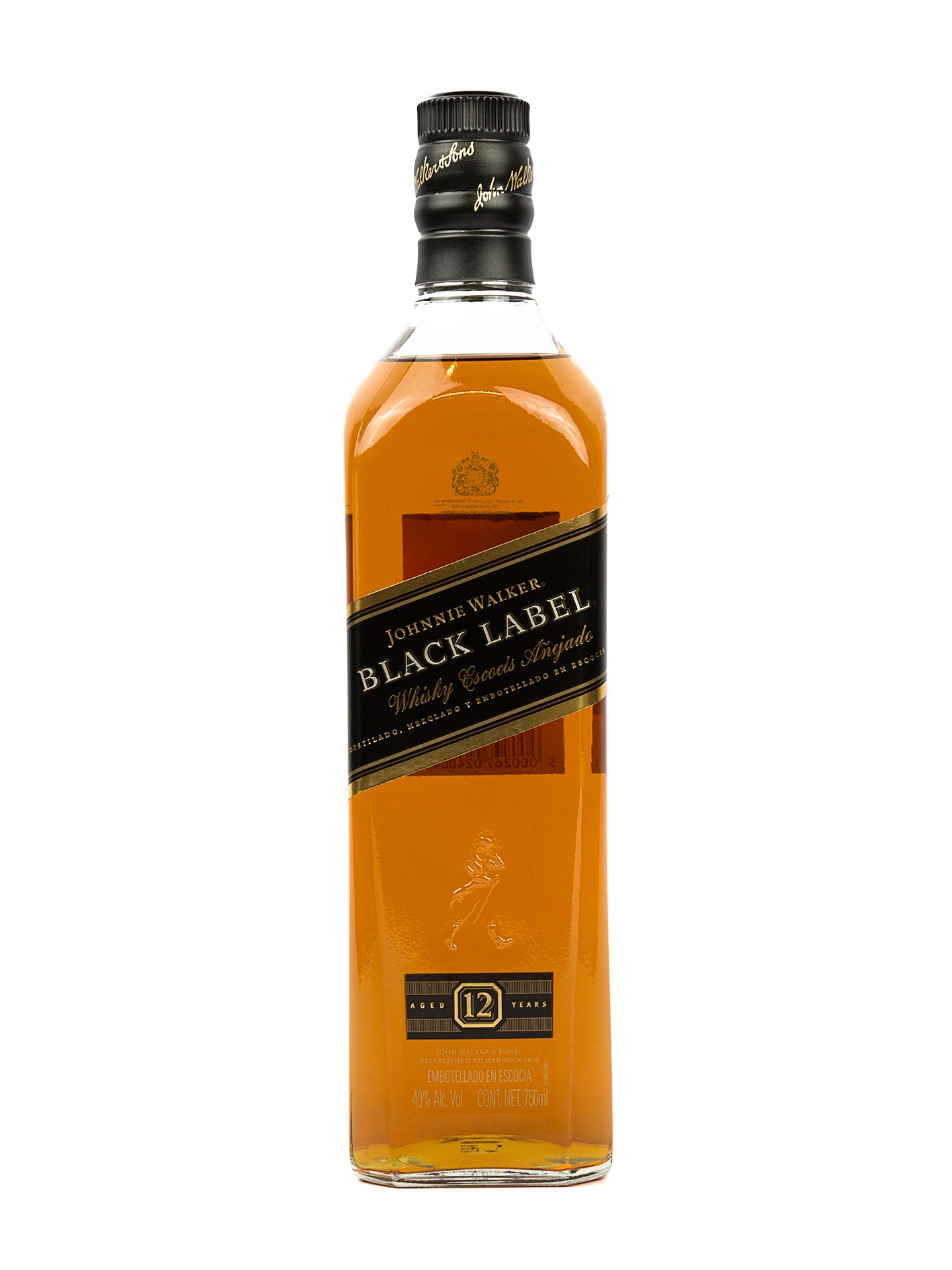 WHISKY J WALKER BLACK LABEL 750 ML