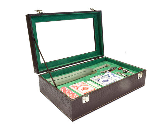 ESTUCHE PROMOWINE COCODRILO SACACORCHO JUEGOS