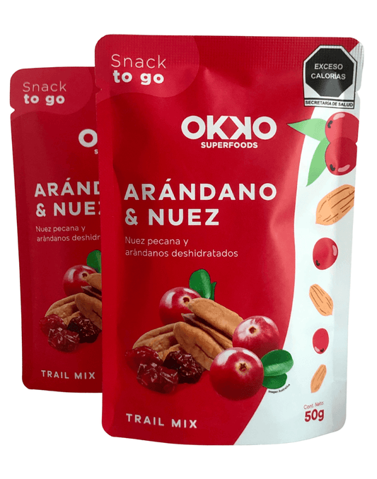 NUEZ Y ARANDANO OKKO 50 GR