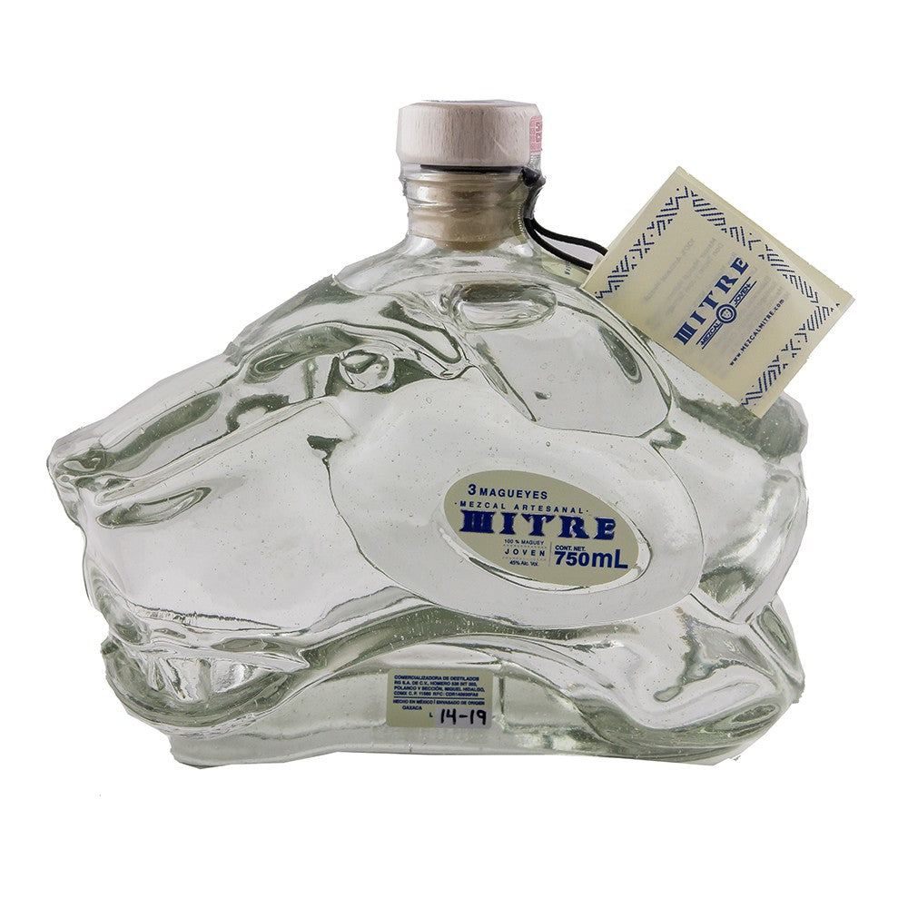 MEZCAL MITRE TRIPLE AGAVE JOVEN ENSAMBRE 750 ML