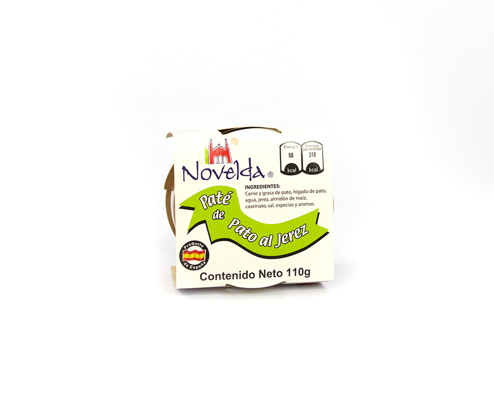 PATE NOVELDA PATO JEREZ 110 GR
