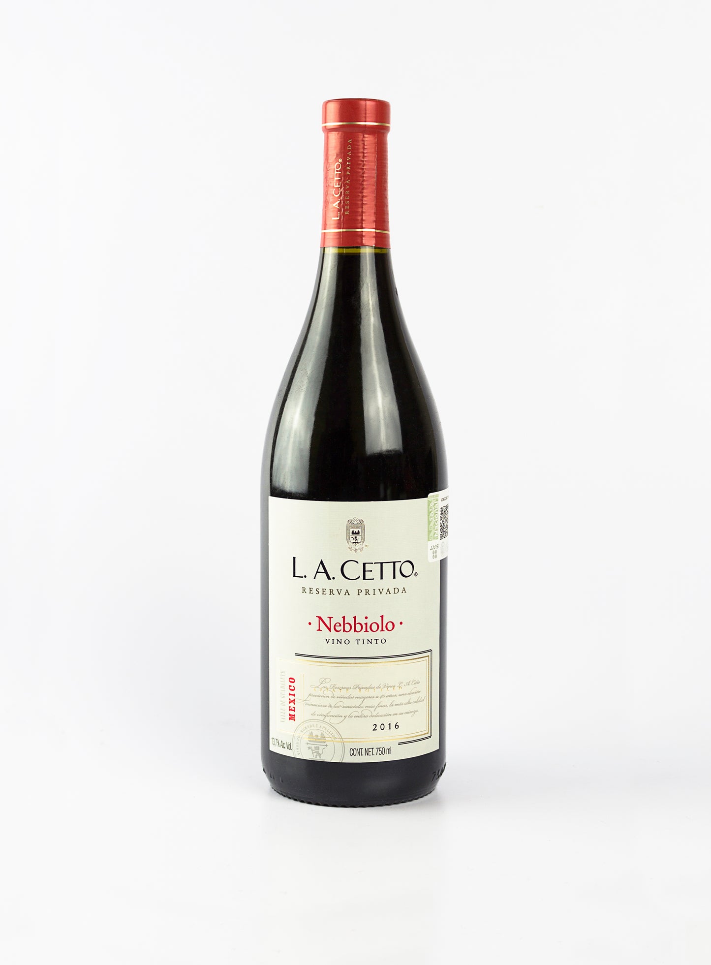 VT LA CETTO NEBBIOLO RESERVA 750 ML