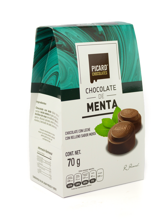 CHOCOLATE PICARD MENTA 70 GR