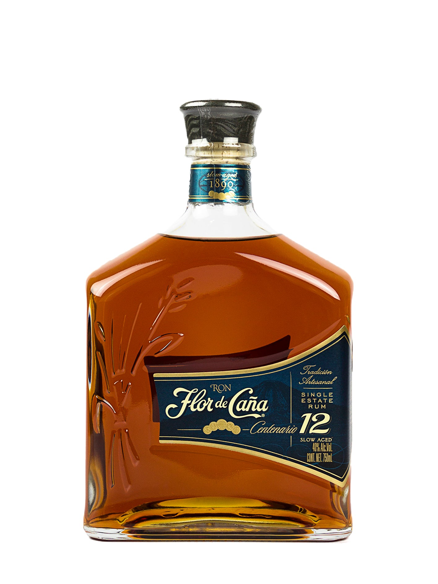 RON FLOR DE CAÑA CENTENARIO 12 AÑOS 750 ML