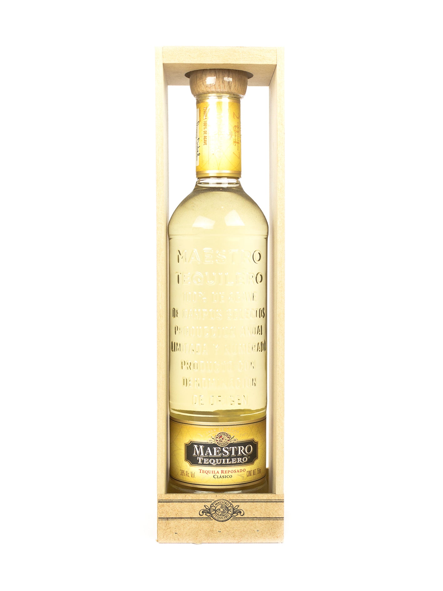 TEQUILA MAESTRO TEQUILERO REPOSADO 750 ML
