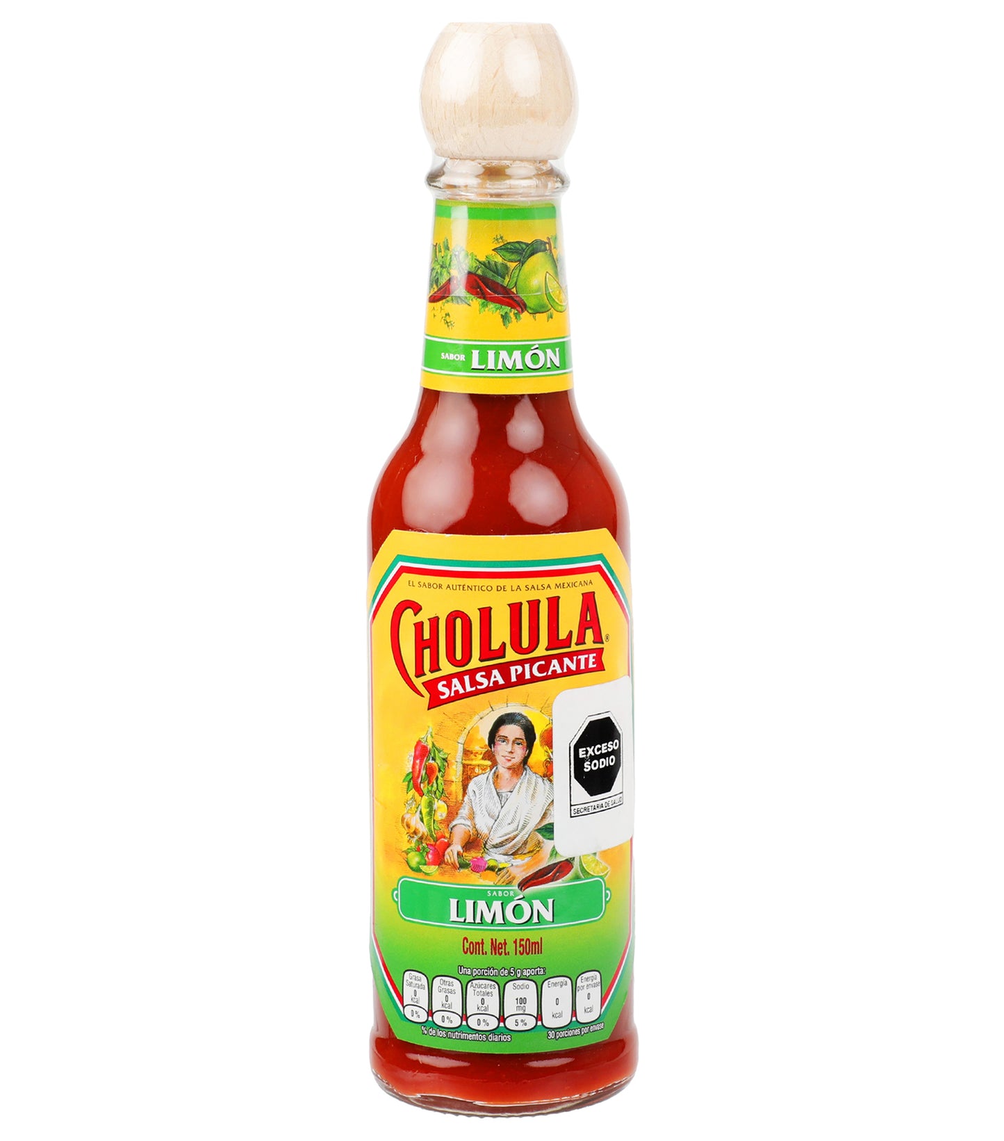 SALSA CHOLULA LIMON 150 ML