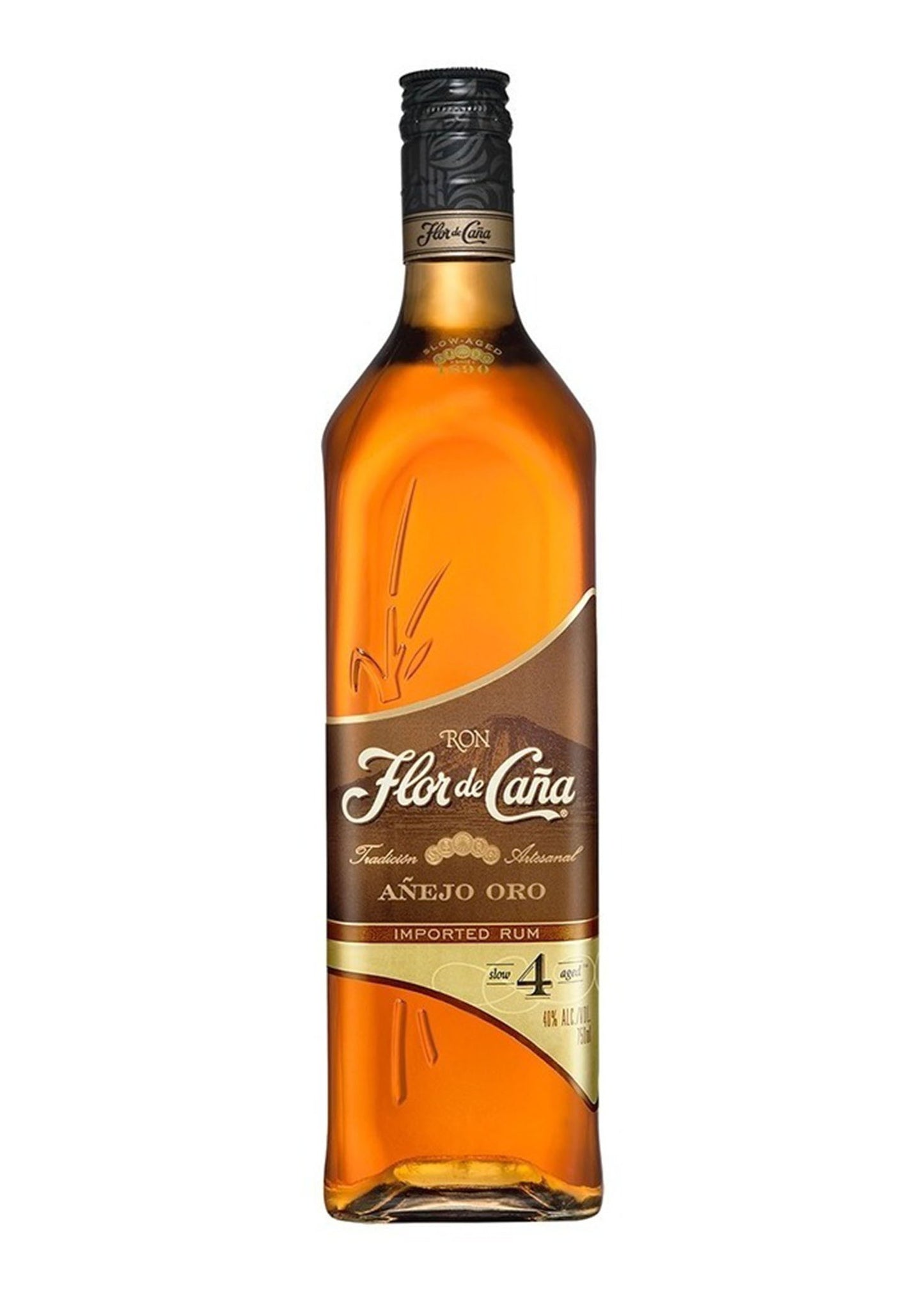 RON FLOR CAÑA GOLD 4 AÑOS 750 ML