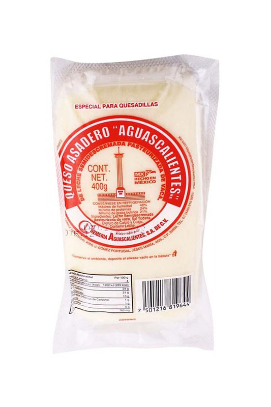 QUESO AGUASCALIENTES ASADERO 400 GR